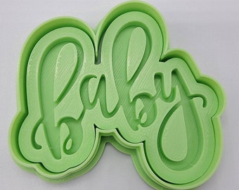 3D Printed Baby - Cookie Cutter & Stamp