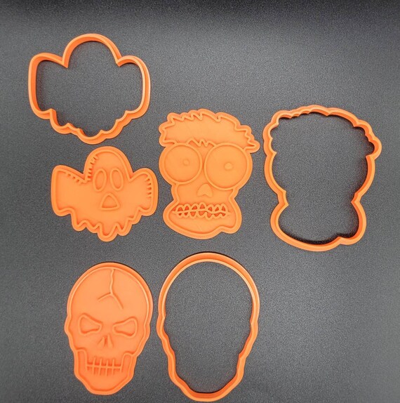 Details about   Spooky Halloween Cookie Cutters Custom 3D printed cookie cutters