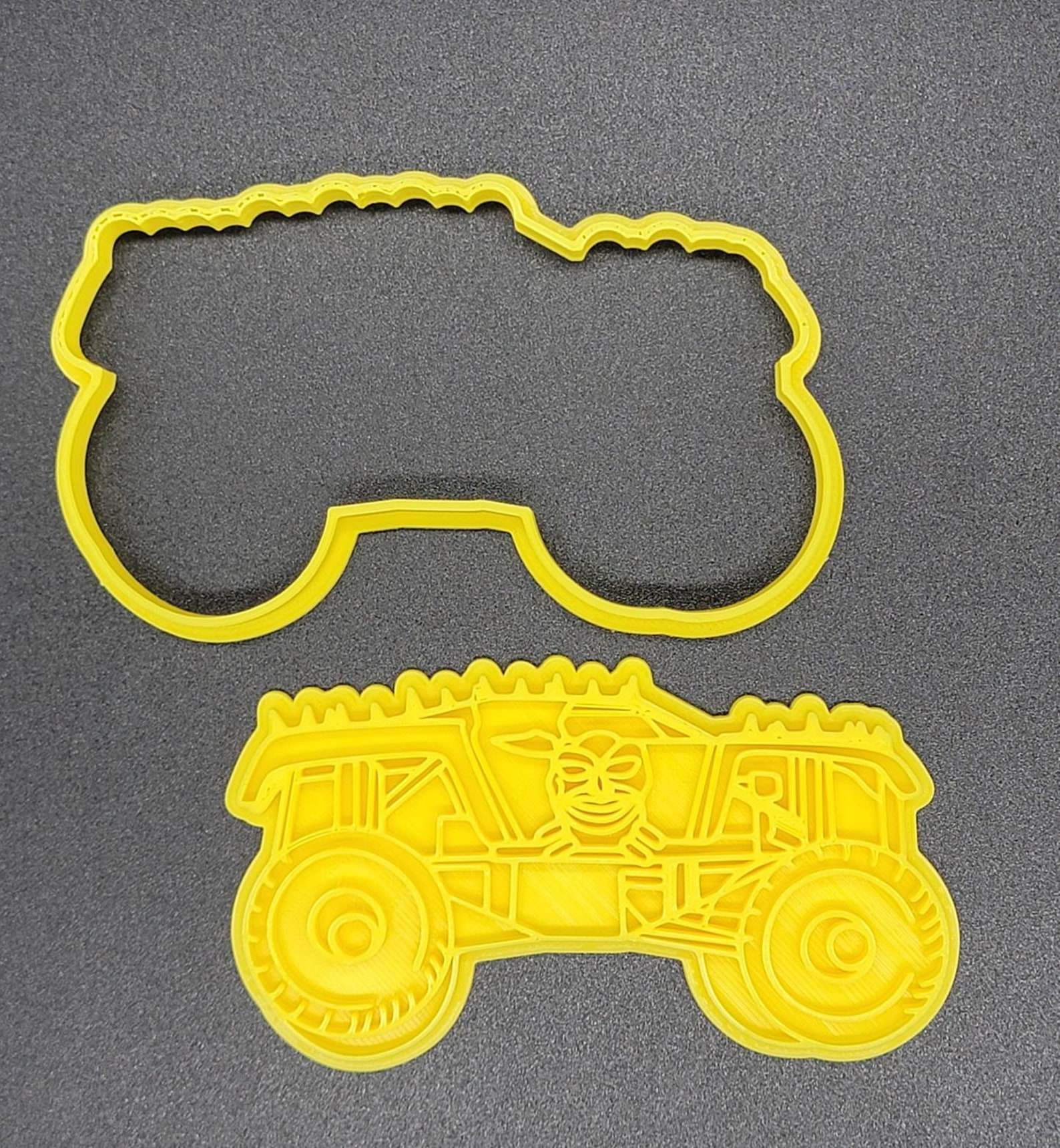 3D Printed Monster Jam Cookie Cutters Etsy