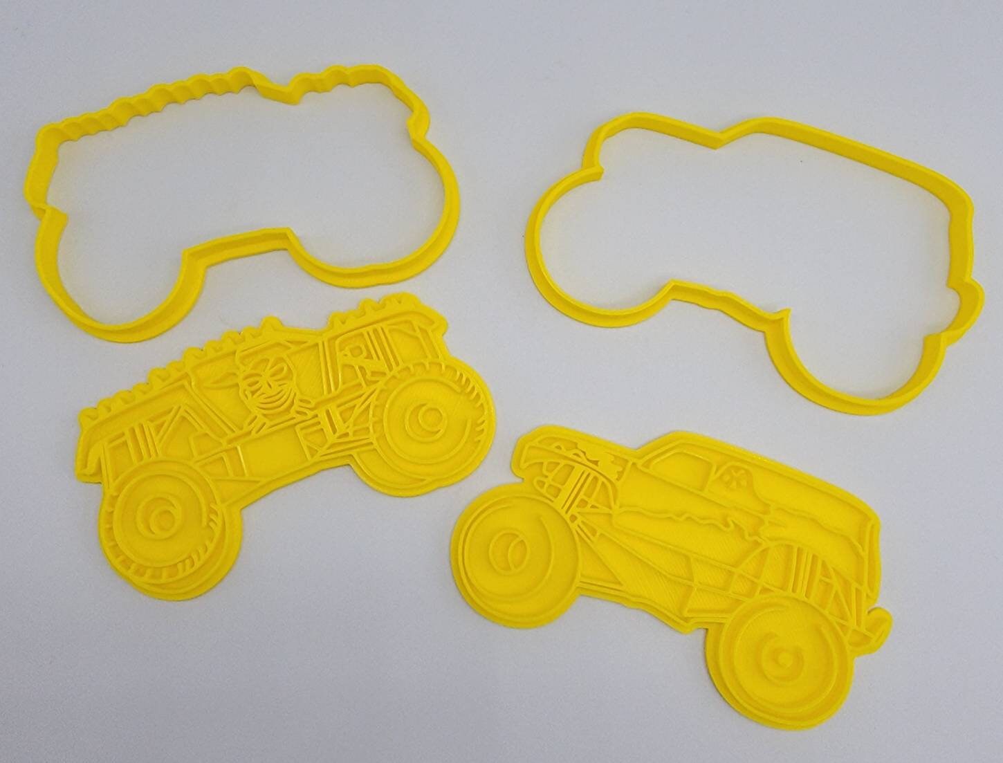 3D Printed Monster Jam Cookie Cutters Etsy
