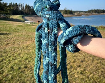 Pulpo de crochet - Hecho a pedido ARTICULO FISICO