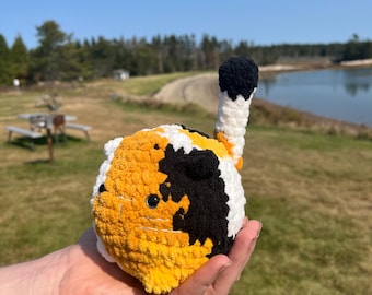 Gato gordo de crochet, hecho a pedido, artículo físico, LEER DESCRIPCIÓN