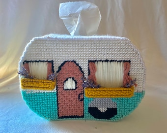 Patrón Wanderlust Camper (lona de plástico)