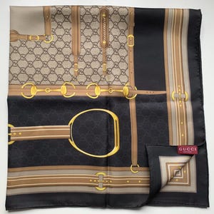 Gucci Silk Scarf - Etsy