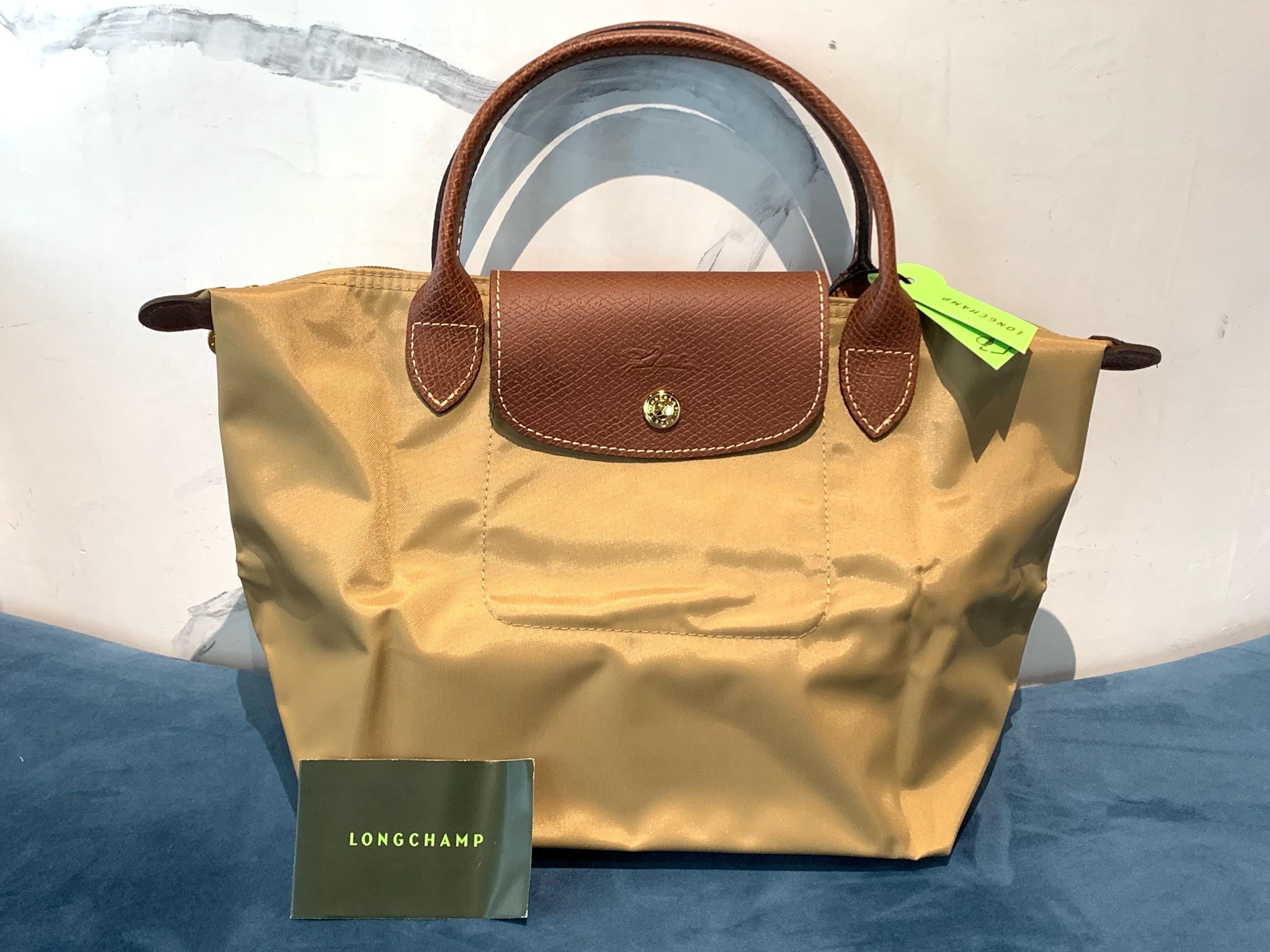Longchamp Le Pliaga Handle Bag Tote Mustard Logo Classic - Etsy