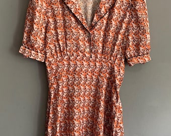 Sandro Paris Dress Womens Printed Animals Style Size: 1 /Small