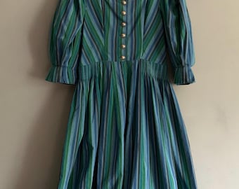 Dindl Trachten Dress Festival Cotton Vintage Rare Women’s Size:42