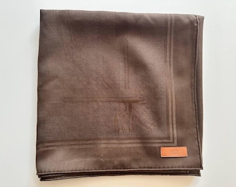 Hermes Scarf Les Sangles Cashmere-Silk Logo Print Women’s Authentic Vintage Style
