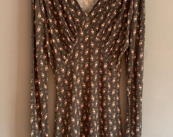 Rouje Paris Dress print Flowers Logo Size:38