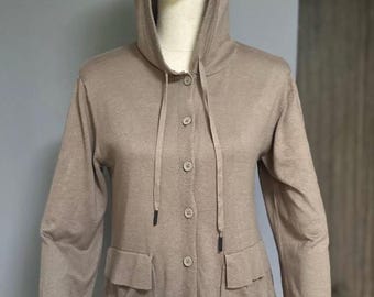 Rundholz Hoodie Sweater Cardigan Wool Modal Size:Small