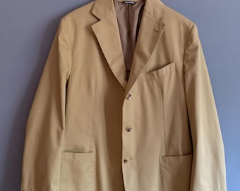 Trunk Jacket Blazer Mens Casual Hand Tailored Three Button Slim-Fit Size:54 IT