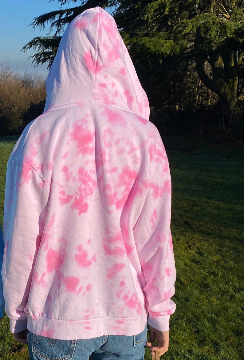Pink Tie Dye Hoodie | Etsy