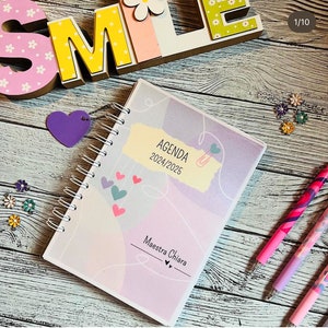 AGENDA MAESTRA 24/25 A5 A personalizzata | Teacher planner | insegnante | scuola | agenda settimanale