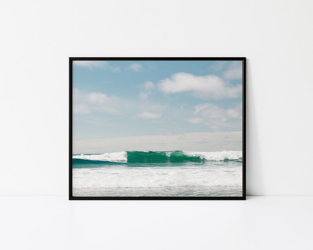 Ocean Printed Ocean Waves Print, Digital Printable Art, Wall Art, DIGITAL DOWNLOAD ...