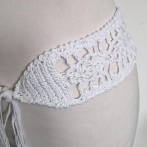 Pineapple Stitch Crochet Belt Pattern – Customizable, Made-to-Measure Digital Download