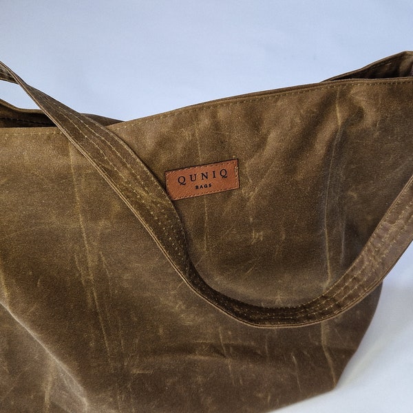 Waxed Canvas Bag - Etsy