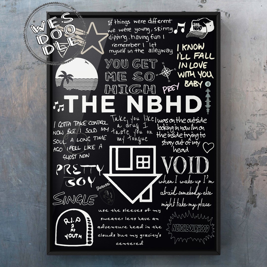 hard to imagine the neighbourhood ever changing  Music poster ideas, The  neighbourhood, Minimalist music