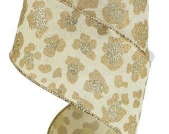 Leopard Print Ribbon | Etsy