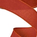 Rust Burlap Wired Ribbon, 1.5