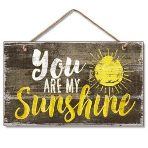 Eres mi signo de sol, signo de sol de madera, signo de corona de 9,5" por 5,75", eres mi decoración de corona de sol, decoración de pared, signo de madera, 46-01673