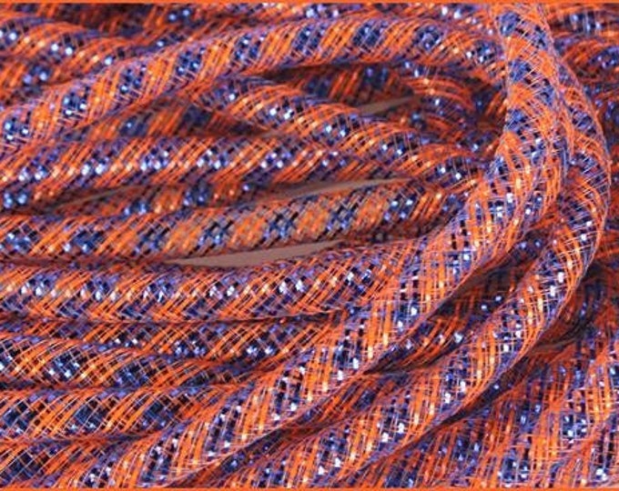 Royal Blue Orange Stripe Flex Tubing, 8MM Flex Tubing, Florida Gators