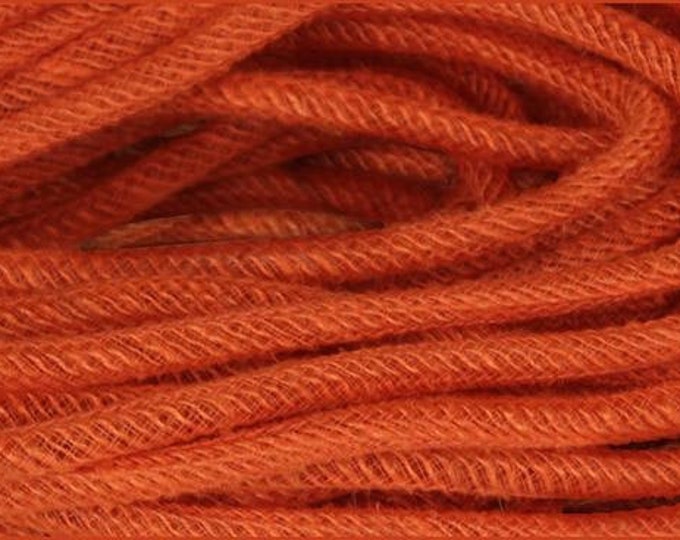 8MM Orange Jute Flex Tubing, Floral Tubing, Sports Tubing, Poly Mesh