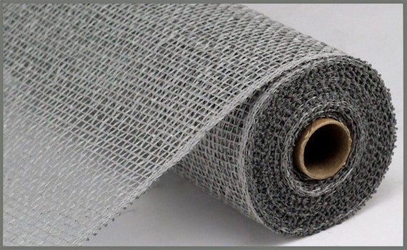  4 Rolls Christmas Poly Burlap Mesh 10 Inches, 40 Yards