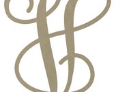 Monogramed V letter, 12 Inch Monogramed Letters quot V quot , AB2217, Deco Mesh Supplies