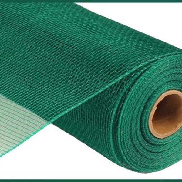 Emerald green deco mesh, 10 inch emerald green deco mesh, deco mesh rolls, green mesh, emerald green mesh, deco mesh emerald green, RE130206