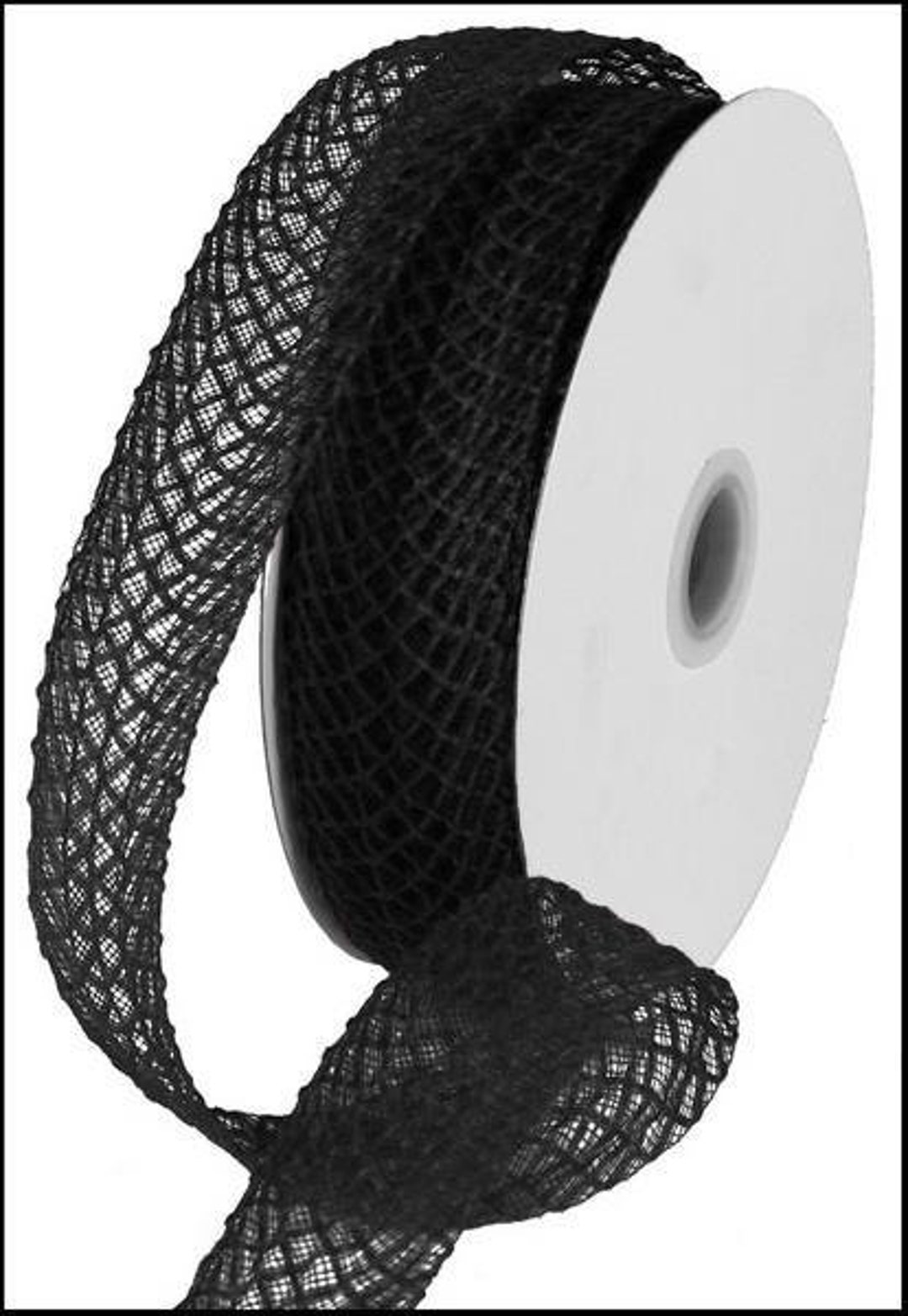 Black Flex Jute Ribbon, 1.5