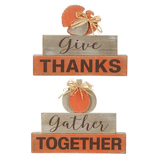 Give thanks or gather together sign Wreath decor Pumpkin | Etsy