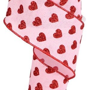 Spool Red Truck w/ Hearts on White Canvas Ribbon 2.5 " x 10 yds Spool Red Truck w/ Hearts on White Canvas Ribbon 2.5 " x 10 yds