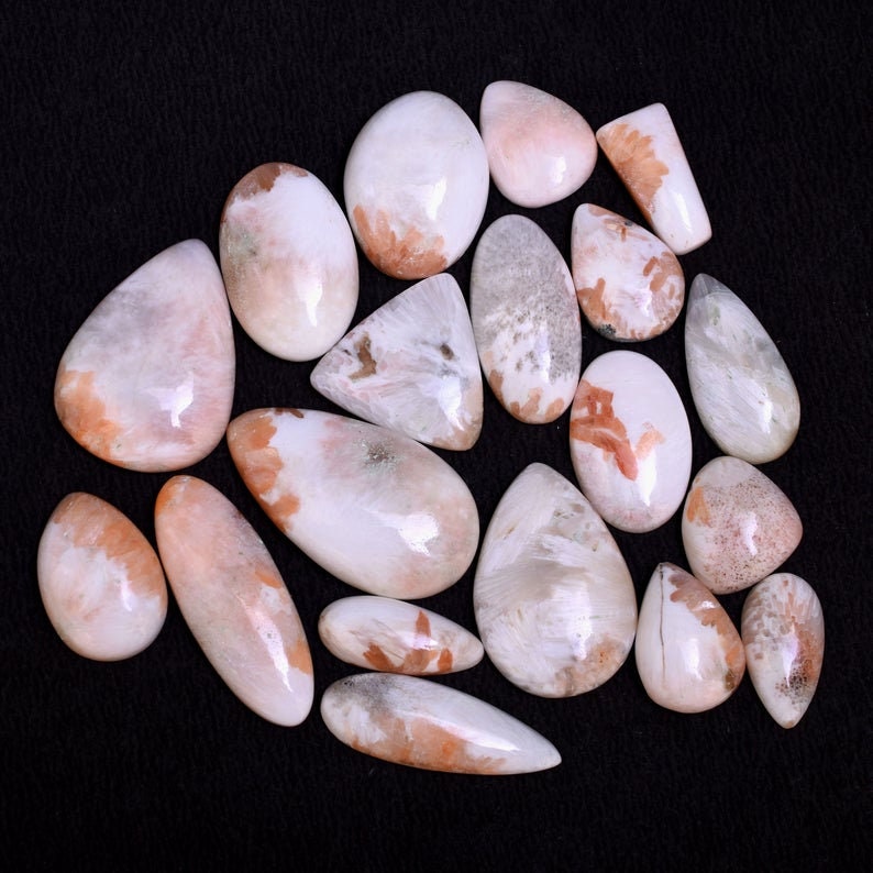 Awesome Top Grade Quality 100/% Natural Pink Scolecite Mix Shape Cabochon Loose Gemstone For Making Jewelry