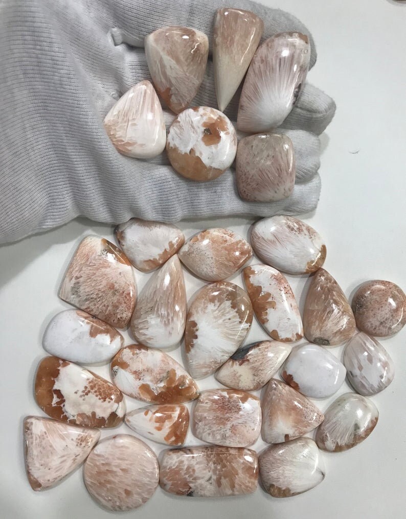 Awesome Top Grade Quality 100/% Natural Pink Scolecite Mix Shape Cabochon Loose Gemstone For Making Jewelry