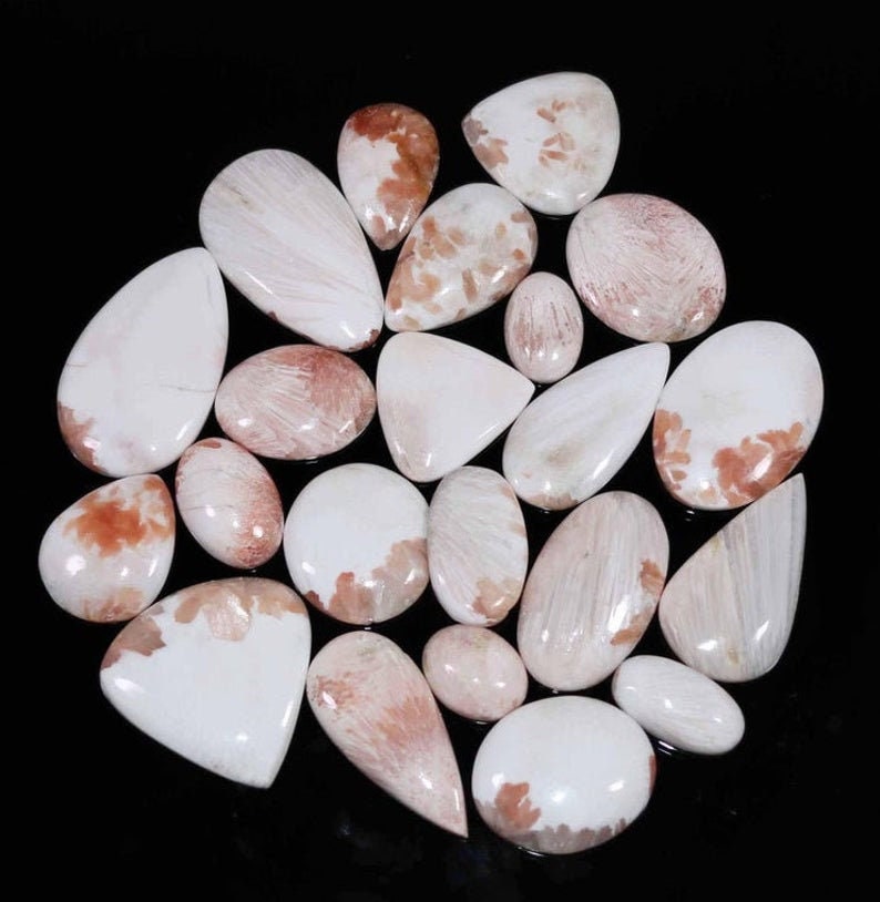 Awesome Top Grade Quality 100/% Natural Pink Scolecite Mix Shape Cabochon Loose Gemstone For Making Jewelry