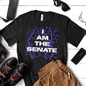 I Am The Senate Tee, Galactic Senate T-shirt, Fandom Fashion, Gift for Him, Gift for Her, Galactic Emperor Shirt, Gift for Dad, Fandom Tee