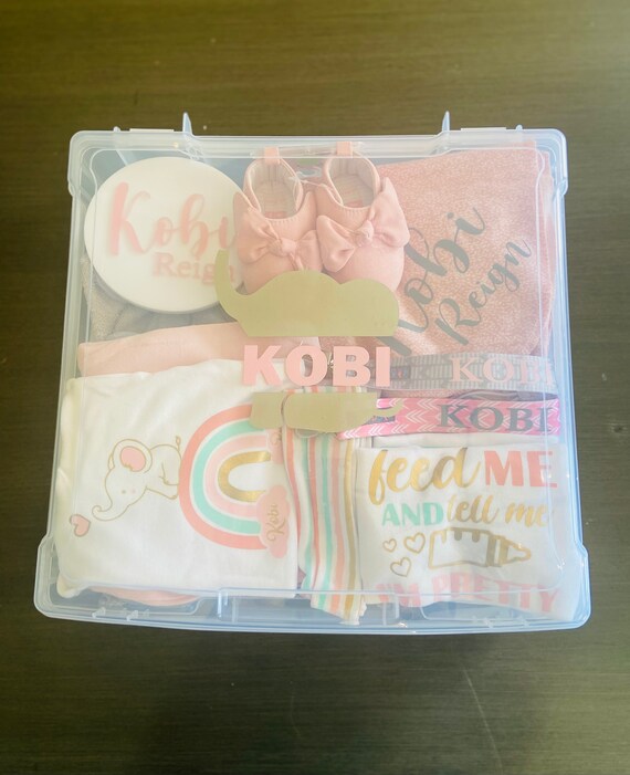 Personalized Baby Gift Box Etsy