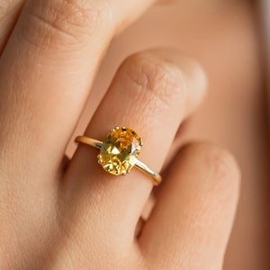 Yellow topaz ring designs hot sale