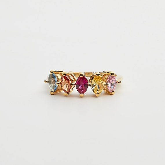 14K Gold Filled  Family Birthstone Ring, Personalized Gift, 14K Gold Filled Birthstone Ring, Gold Filled Birthstone Jewelry, Gift For Her