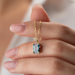 Collier En Argent 925 Et Topaze Mystique - Pièce Unique CO03a - Gros Pendentif - Neuf Avec étiquettes