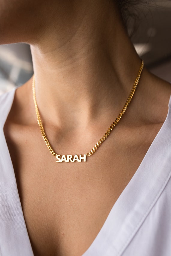 Adina's jewels sale block name necklace