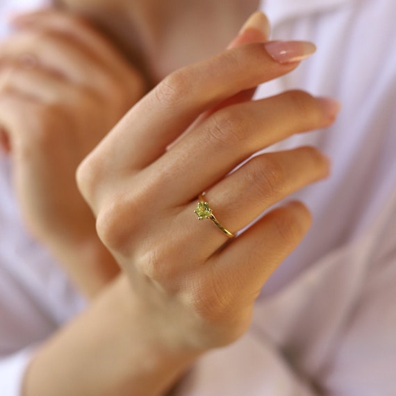 Natural Birthstone Rings, Custom Birthstone Rings, Elegant Birthstone Ring, Sterling Silver Ring, Personalized Ring, Mother's Day Gift 520