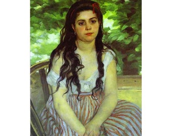 Museum quality canvas or print for framing, In the Summer, Pierre-Auguste Renoir