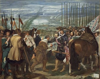 Museum quality canvas or print for framing, The Surrender of Breda, Diego Velázquez