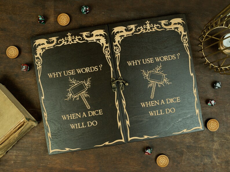 Dm Screen Dm Screen Viking Dnd Dm Screen Wood Etsy