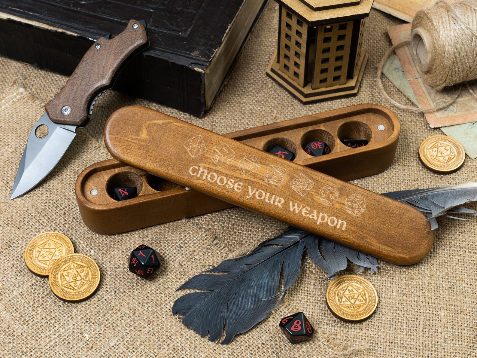 Dice Box Dnd Dnd Dice Boxes Dnd Gaming Dice Case Dice Etsy