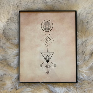 Leo Zodiac Art Prin