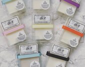Luxury soy wax clamshells - Highly scented soy wax melts - 6 soy wax cubes - strong scents