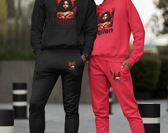 Fallen Angel Hoodie | Dark Gothic Angel Sweatshirt | Dark Aesthetic Streetwear Hoodie | Angel Wings Graphic Hoodie | Unisex Pullover