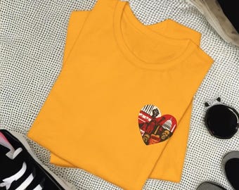 DC in Our Heart Freedom on Our Back Unisex Graphic Jersey T-Shirt
